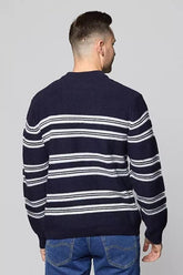 LEE HIGH NECK SEAS KNIT MĘSKI SWETER NIGHT SKY L83HLHSJ 112122362